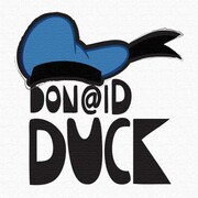 ファブリックパネル プレゼントにドナルド dsn-0153-vv