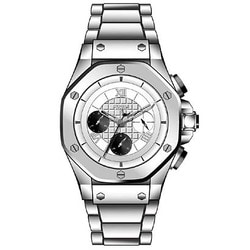 コグ COGU クロノグラフ メンズ 腕時計 CR8M-WH
