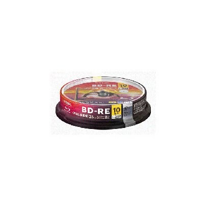 録画用BD-RE/10P/1-2x/片面1層/25G BEV25PWA10PA