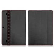 Leather Roll Stand Case for docomo dtab 01 ブラック BM-DTABFLRO/BK