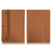 Leather Roll Stand Case for docomo dtab 01 ブラウン BM-DTABFLRO/BR