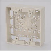 モール用ボックス 2口 ミルキー 00-4283