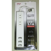 AC＋USB電源タップ ホワイト NC-UT3W