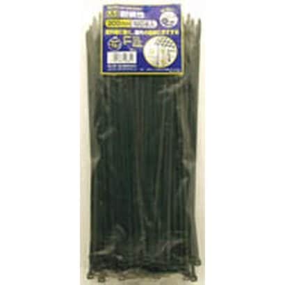 耐候性結束バンド 300mm ブラック 100本 KBF-300100C(BK)