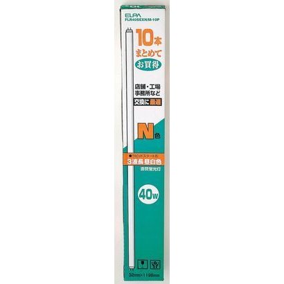 直管蛍光灯（ラピッドスタート形） 3波長形昼白色 40形 10本入 FLR40SEXN/M-10P