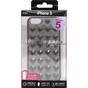 ZA-IP5HL-CB [iPhone5用ハートラメケース クリアブラック]