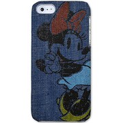 カスタムカバーiPhone5ファブリック [ミニーデニム]