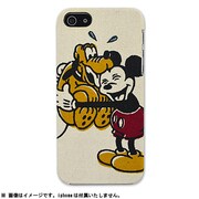 カスタムカバーiPhone5ファブリック [ミッキー&プルート]