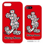 カスタムカバーiPhone5スライドレリーフミッキーラブミニー