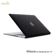 MacBookAir 11インチ用シェルカバー ブラック mo-zzigar11-bk iGlaze for MacBook Air 11 Stealth Black
