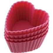 スリール シリコンミニカップ ハートPK 4