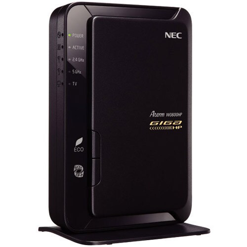AtermWG600HP IEEE802.11n/a/b/g規格対応 無線LANルーター PA-WG600HP