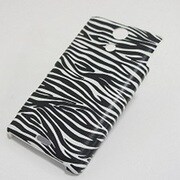 GALAXY S4 SC-04E対応 レザーケース ゼブラF・BK