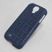 GALAXY S4 SC-04E対応 レザーケース クロコ・BLGY
