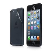 iPod touch 第5世代用 ボディーフェンダー 液晶保護セット両ツヤ消し SPIPT5-SV