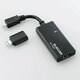 MPA-MHLAD03BK [MHL変換アダプター Galaxy変換アダプター付 RCP対応 5cm ブラック]