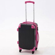 ACTUS "TOY CARRY " (アクタス トイキャリー) Sサイズ 旅行日数目安：1～2泊 28/35(拡張時)L TSAロック搭載 機内持ち込み可 ブラック×ピンク 70597-30