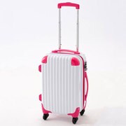 ACTUS "TOY CARRY " (アクタス トイキャリー) Sサイズ 旅行日数目安：1～2泊 28/35(拡張時)L TSAロック搭載 機内持ち込み可 ホワイト×ピンク 70597-89