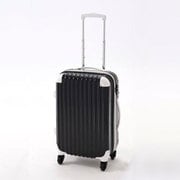 ACTUS "TOY CARRY " (アクタス トイキャリー) Mサイズ 旅行日数目安：2～3泊 51/60(拡張時)L TSAロック搭載  ブラック×ホワイト 70598-01