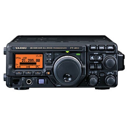 アマチュア無線機 HF/50/144/430MHz帯 オールモードトランシーバー 100W、430MHz帯20W ※免許が必要です FT-897D