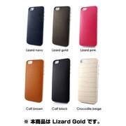 I5N06-13B029 [BubblePack PlayCase Leather (Lizard Gold) for iPhone SE/5s/5用]