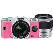 Q7 ダブルズームキット シルバー/ピンク 009 [ボディ＋交換レンズ「PENTAX-02 STANDARD ZOOM」「PENTAX-06 TELEPHOTO ZOOM」]