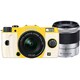 Q7 ダブルズームキット イエロー/ホワイト 011 [ボディ＋交換レンズ「PENTAX-02 STANDARD ZOOM」「PENTAX-06 TELEPHOTO ZOOM」]