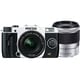 Q7 ダブルズームキット ホワイト/ブラック 016 [ボディ＋交換レンズ「PENTAX-02 STANDARD ZOOM」「PENTAX-06 TELEPHOTO ZOOM」]