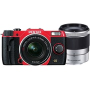 Q7 ダブルズームキット レッド/ブラック 022 [ボディ＋交換レンズ「PENTAX-02 STANDARD ZOOM」「PENTAX-06 TELEPHOTO ZOOM」]