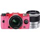 Q7 ダブルズームキット レッド/ピンク 026 [ボディ＋交換レンズ「PENTAX-02 STANDARD ZOOM」「PENTAX-06 TELEPHOTO ZOOM」]