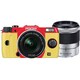 Q7 ダブルズームキット レッド/イエロー 027 [ボディ＋交換レンズ「PENTAX-02 STANDARD ZOOM」「PENTAX-06 TELEPHOTO ZOOM」]