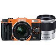 Q7 ダブルズームキット オレンジ/ブラック 028 [ボディ＋交換レンズ「PENTAX-02 STANDARD ZOOM」「PENTAX-06 TELEPHOTO ZOOM」]