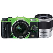 Q7 ダブルズームキット グリーン/ブラック 034 [ボディ＋交換レンズ「PENTAX-02 STANDARD ZOOM」「PENTAX-06 TELEPHOTO ZOOM」]