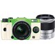 Q7 ダブルズームキット グリーン/ホワイト 035 [ボディ＋交換レンズ「PENTAX-02 STANDARD ZOOM」「PENTAX-06 TELEPHOTO ZOOM」]