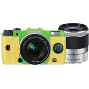 Q7 ダブルズームキット グリーン/イエロー 039 [ボディ＋交換レンズ「PENTAX-02 STANDARD ZOOM」「PENTAX-06 TELEPHOTO ZOOM」]