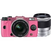 Q7 ダブルズームキット ピンク/ピンク 050 [ボディ＋交換レンズ「PENTAX-02 STANDARD ZOOM」「PENTAX-06 TELEPHOTO ZOOM」]