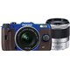 Q7 ダブルズームキット ブルー/ブラウン 054 [ボディ＋交換レンズ「PENTAX-02 STANDARD ZOOM」「PENTAX-06 TELEPHOTO ZOOM」]