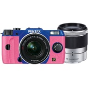 Q7 ダブルズームキット ブルー/ピンク 056 [ボディ＋交換レンズ「PENTAX-02 STANDARD ZOOM」「PENTAX-06 TELEPHOTO ZOOM」]