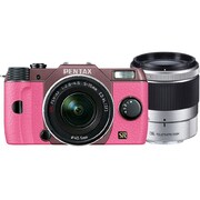 Q7 ダブルズームキット ココアブラウン/ピンク 062 [ボディ＋交換レンズ「PENTAX-02 STANDARD ZOOM」「PENTAX-06 TELEPHOTO ZOOM」]