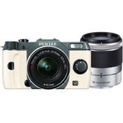 Q7 ダブルズームキット オリーブグリーン/ホワイト 065 [ボディ＋交換レンズ「PENTAX-02 STANDARD ZOOM」「PENTAX-06 TELEPHOTO ZOOM」]