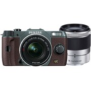 Q7 ダブルズームキット オリーブグリーン/ブラウン 066 [ボディ＋交換レンズ「PENTAX-02 STANDARD ZOOM」「PENTAX-06 TELEPHOTO ZOOM」]