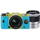 Q7 ダブルズームキット ライム/アクア 079 [ボディ＋交換レンズ「PENTAX-02 STANDARD ZOOM」「PENTAX-06 TELEPHOTO ZOOM」]