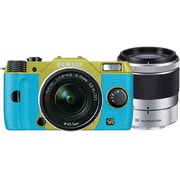 Q7 ダブルズームキット ライム/アクア 079 [ボディ＋交換レンズ「PENTAX-02 STANDARD ZOOM」「PENTAX-06 TELEPHOTO ZOOM」]