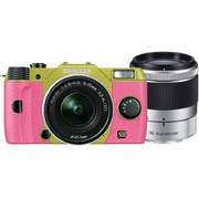 Q7 ダブルズームキット ライム/ピンク 080 [ボディ＋交換レンズ「PENTAX-02 STANDARD ZOOM」「PENTAX-06 TELEPHOTO ZOOM」]