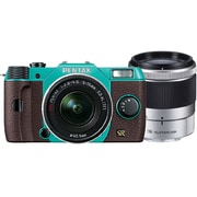 Q7 ダブルズームキット ミント/ブラウン 084 [ボディ＋交換レンズ「PENTAX-02 STANDARD ZOOM」「PENTAX-06 TELEPHOTO ZOOM」]