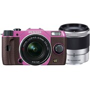 Q7 ダブルズームキット ライラック/ブラウン 090 [ボディ＋交換レンズ「PENTAX-02 STANDARD ZOOM」「PENTAX-06 TELEPHOTO ZOOM」]