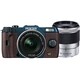 Q7 ダブルズームキット メタルネイビー/ブラウン 102 [ボディ＋交換レンズ「PENTAX-02 STANDARD ZOOM」「PENTAX-06 TELEPHOTO ZOOM」]