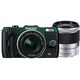 Q7 ダブルズームキット メタルグリーン/ブラック 106 [ボディ＋交換レンズ「PENTAX-02 STANDARD ZOOM」「PENTAX-06 TELEPHOTO ZOOM」]