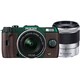 Q7 ダブルズームキット メタルグリーン/ブラウン 108 [ボディ＋交換レンズ「PENTAX-02 STANDARD ZOOM」「PENTAX-06 TELEPHOTO ZOOM」]