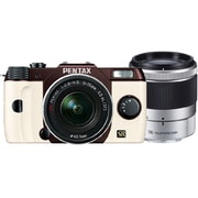 Q7 ダブルズームキット メタルブラウン/ホワイト 113 [ボディ＋交換レンズ「PENTAX-02 STANDARD ZOOM」「PENTAX-06 TELEPHOTO ZOOM」]